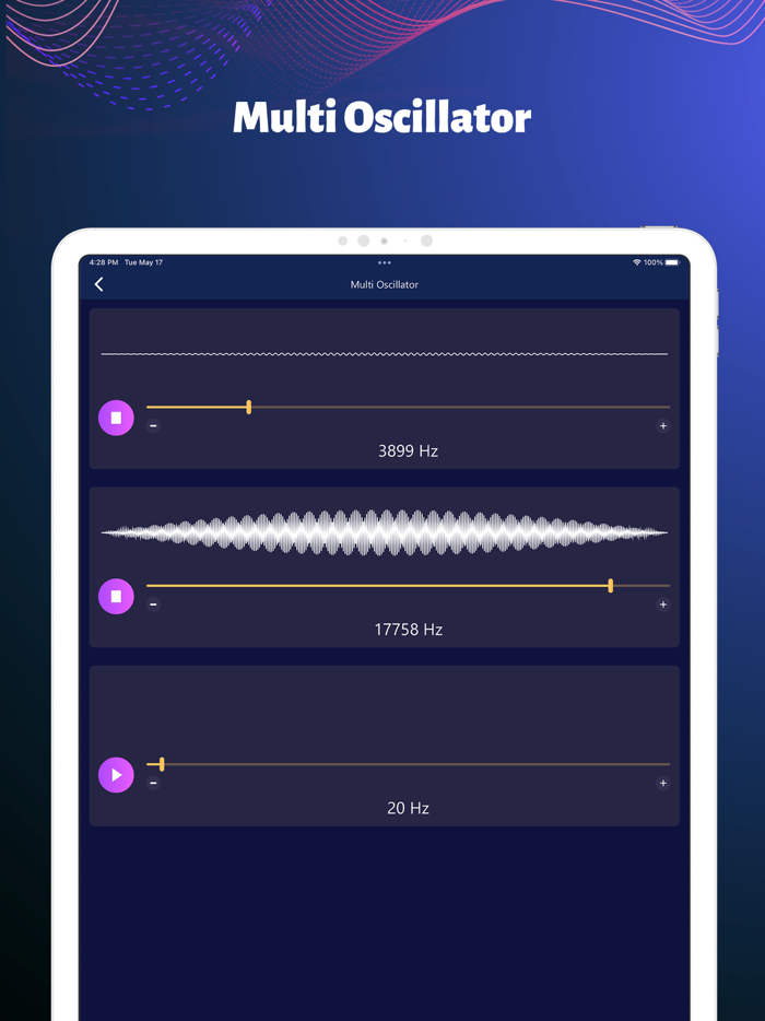 Generate Frequency Sounds Hz