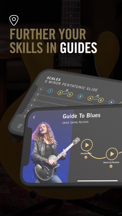 Gibson: Guitar lessons & tuner Screenshot