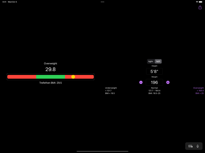 Simple BMI evaluator