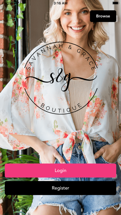 Savannah and Grace Boutique Screenshot