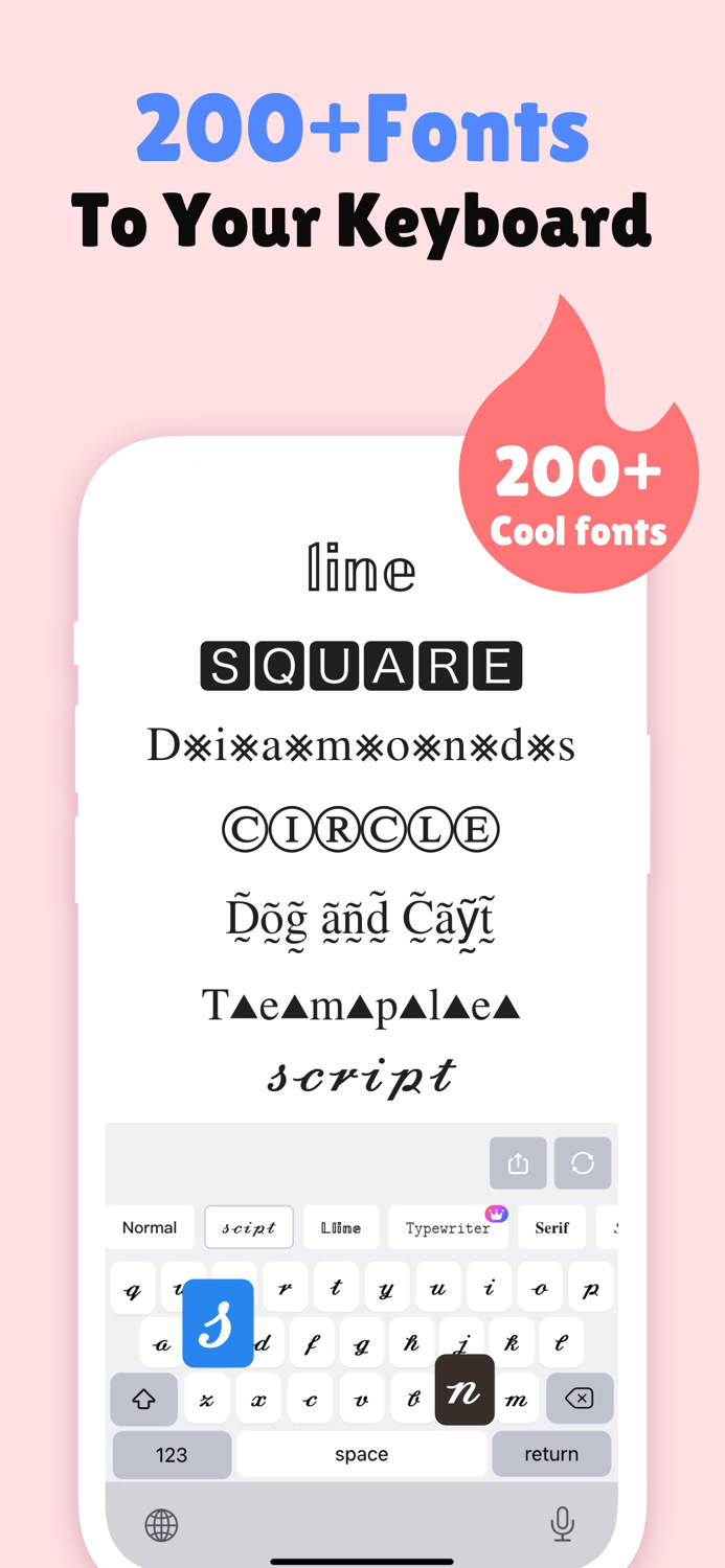 Font Creator for Keyboard