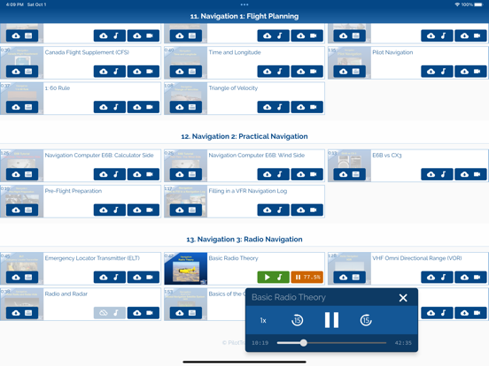 PilotTraining.ca Media Reader iPad screenshot 4 - Education app