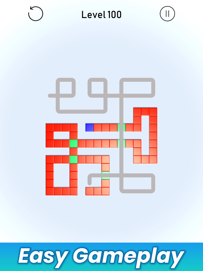 Line Path Maze Puzzle