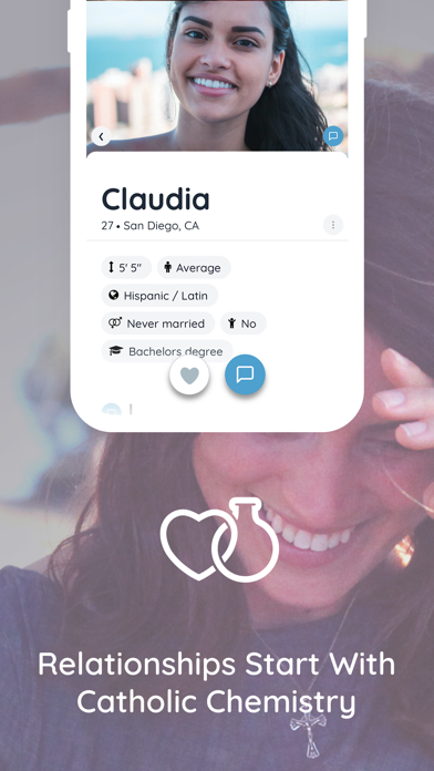 CatholicChemistry Dating App Screenshot