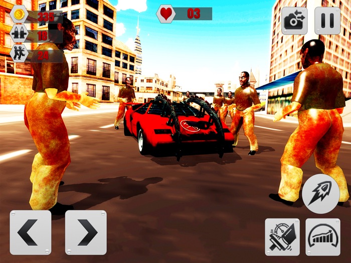 Zombie Highway Car Shooting