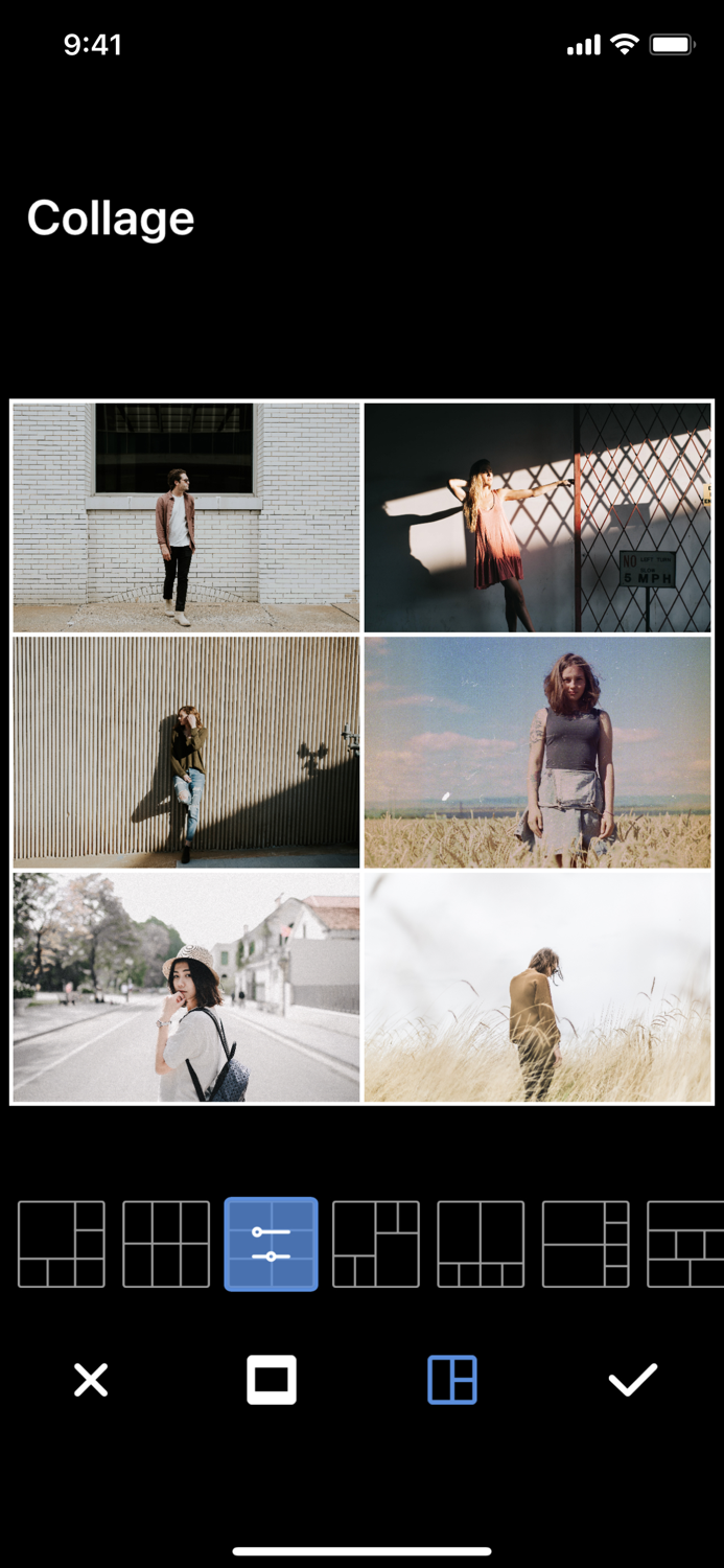 Grids - no crop photo editor