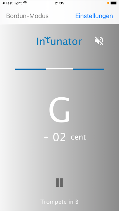 Intunator App-Screenshot