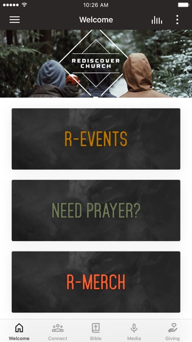 Rediscover Church App Screenshot