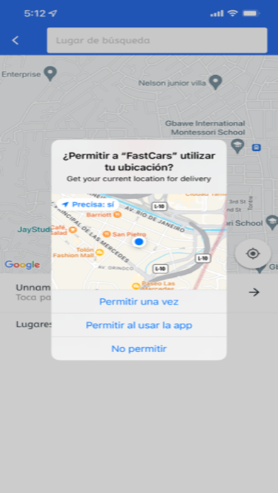 FastCarsApp Screenshot