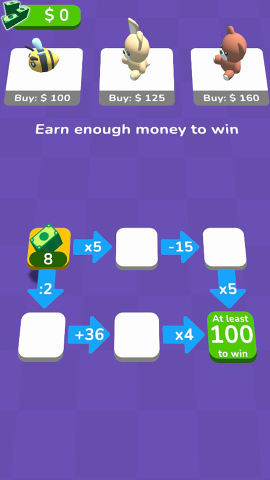 #1. Money Merge - Puzzle (iOS) By: Five More Minutes Games