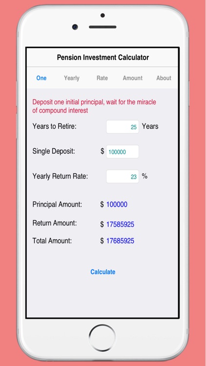 Pension Investment Calculator