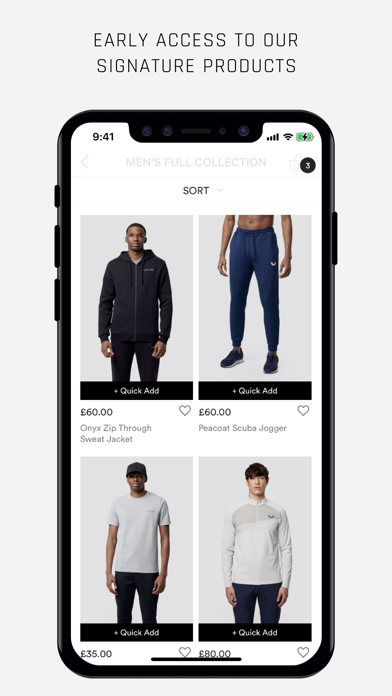Castore Sportswear Screenshot