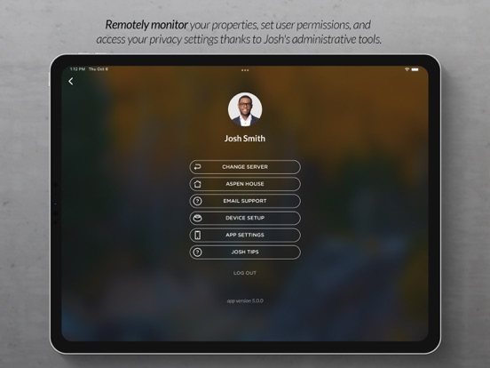 Josh - Home Intelligence iPad screenshot 7 - Lifestyle app
