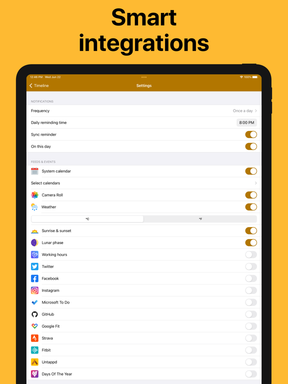 Diarium Journal: Private Diary iPad screenshot 4 - Lifestyle app