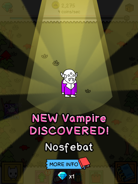 Vampire Evolution: Idle Horror iPad screenshot 2 - Games app