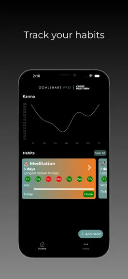Game screenshot Goalshare: Track Your Habits mod apk