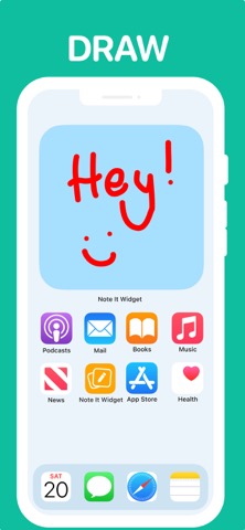 Drawing Widget - Note Widgetsのおすすめ画像1