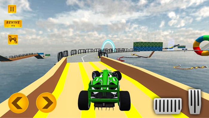Formula Car Racing Stunts Ramp