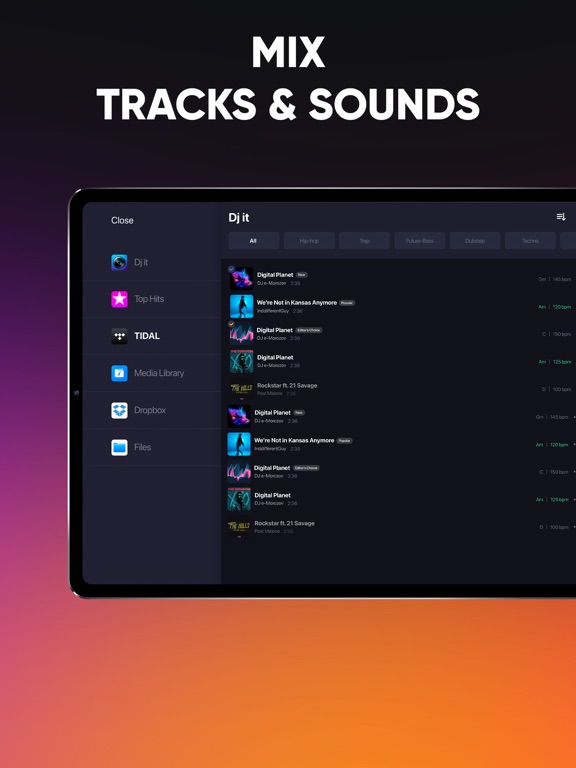 Screenshot #5 for DJ it! Virtual Music Mixer app