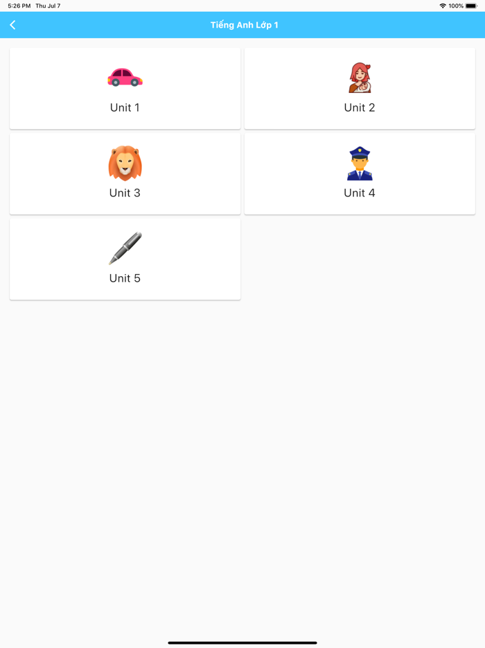 LE4K1 Tiếng Anh Cấp 1 Năm 2023