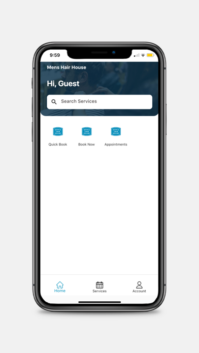 Men’s Hair House Screenshot