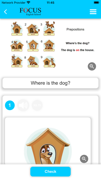 Focus English App Screenshot