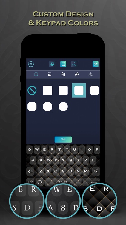Black Keyboard Themes Design