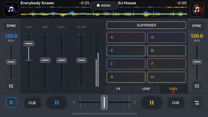 Screenshot #2 pour Dj it! - Mixer vos musique