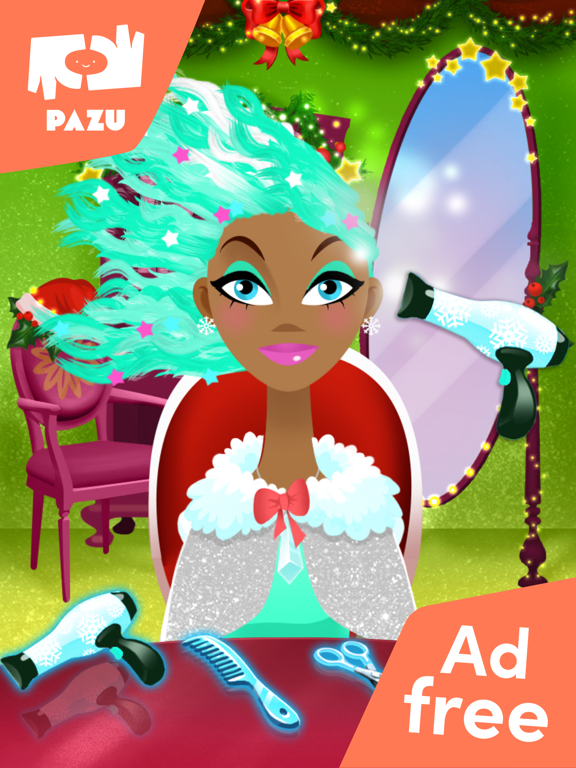 Screenshot #4 pour Girls Hair Salon Xmas