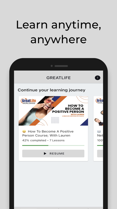 GreatLife Digital Hub Screenshot