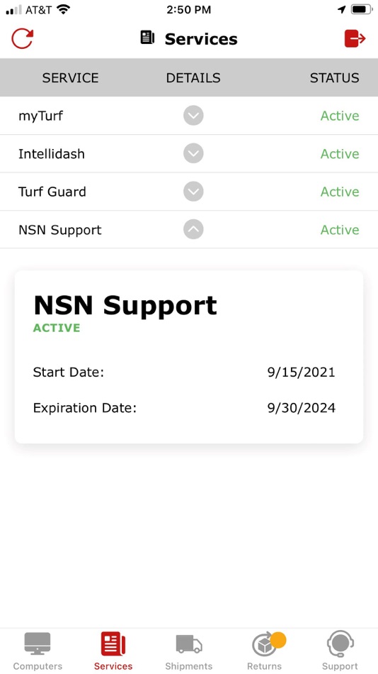 #2. NSN Connect v3 (iOS) Podle: The Toro Company