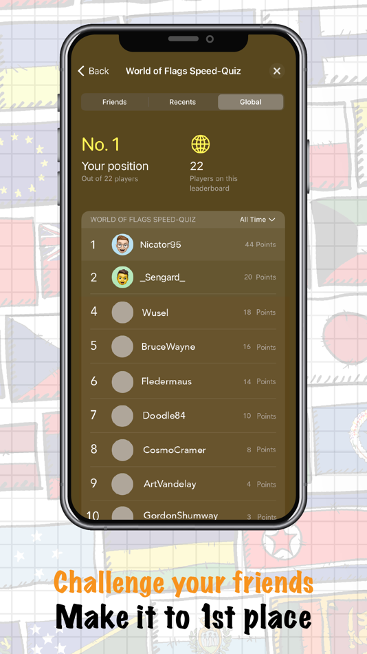 #5. World of Flags - Quiz and more (iOS) 由: Gniechwitz & Walterbusch GbR
