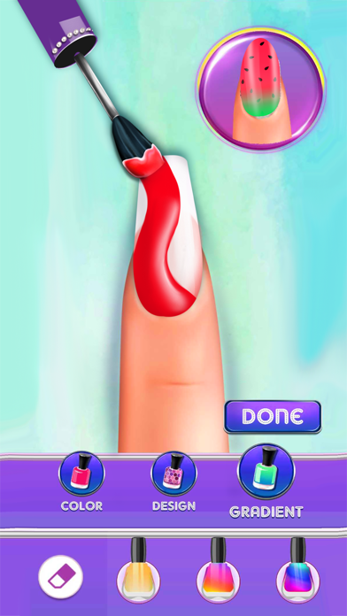Super Stylist Nail Salon Games Screenshot
