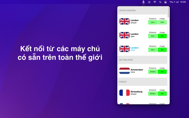 Tegant VPN Bảo mật nhanh chóng