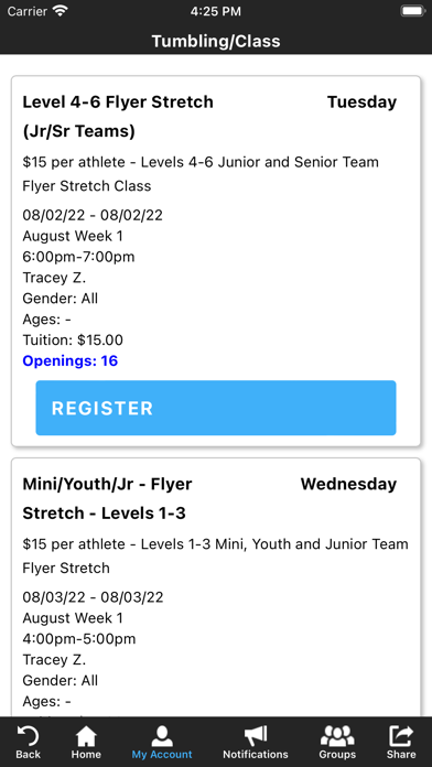East Celebrity Elite Tewksbury Screenshot