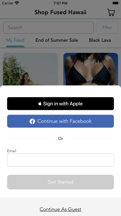 Shop Fused Hawaii Screenshot