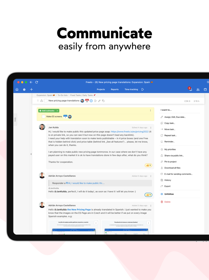 Freelo Project Management