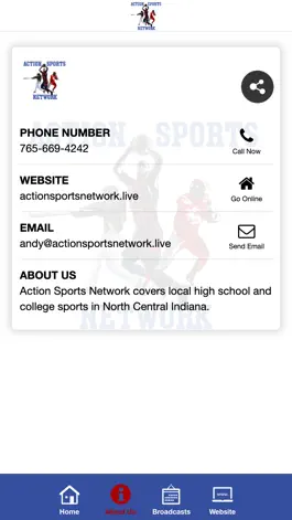 Game screenshot Action Sports Network apk