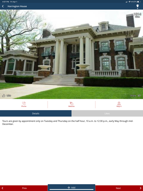 Visit Amarillo iPad screenshot 7 - Travel app