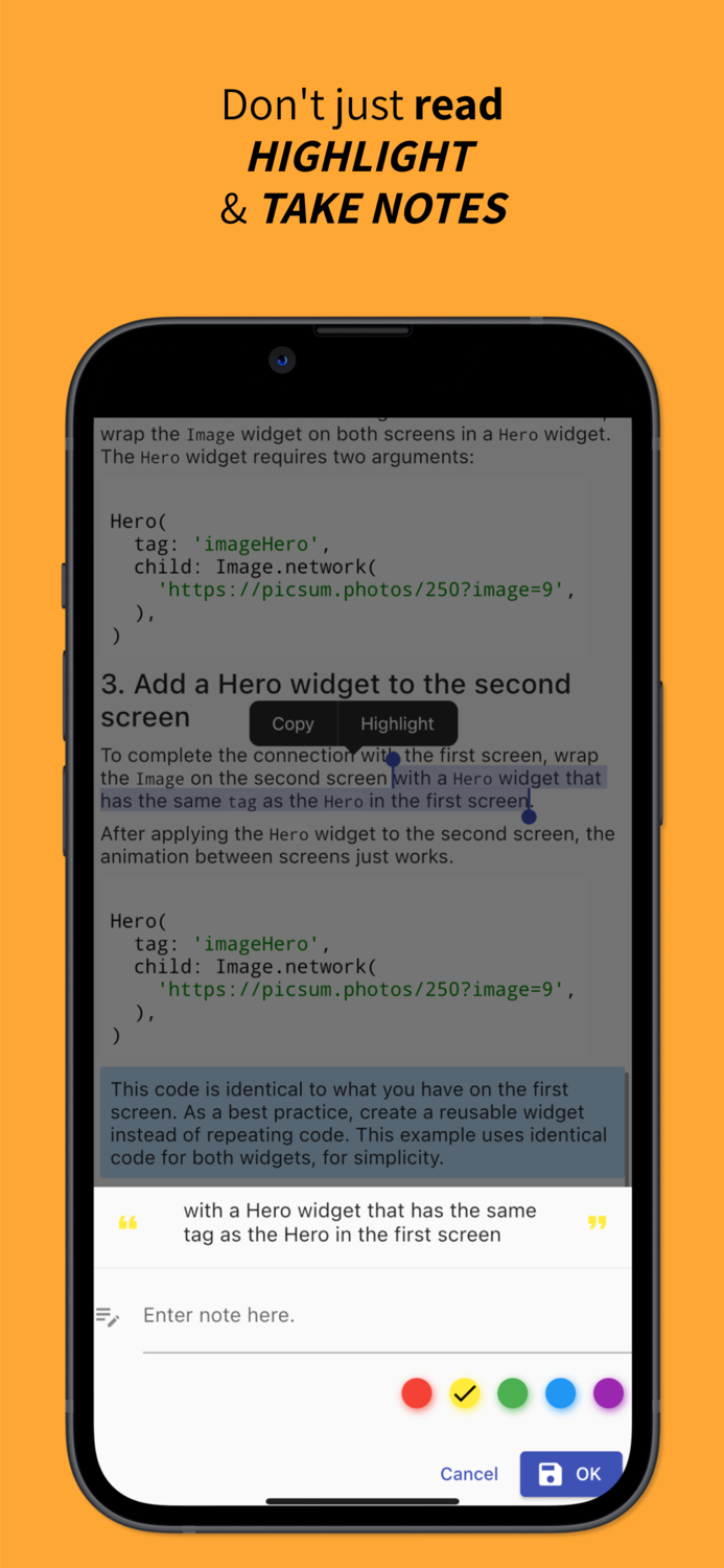 Flutter Offline Docs