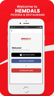 hemdals pizzeria & restaurang iphone screenshot 1