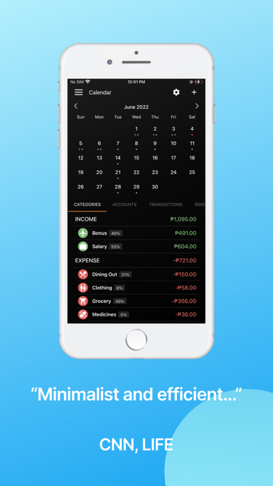 Bluecoins Finance & Budget Screenshot