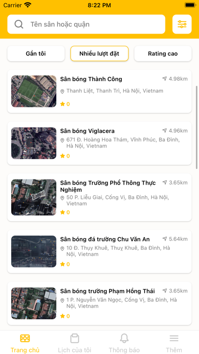 Datsan247 - Tìm sân Screenshot