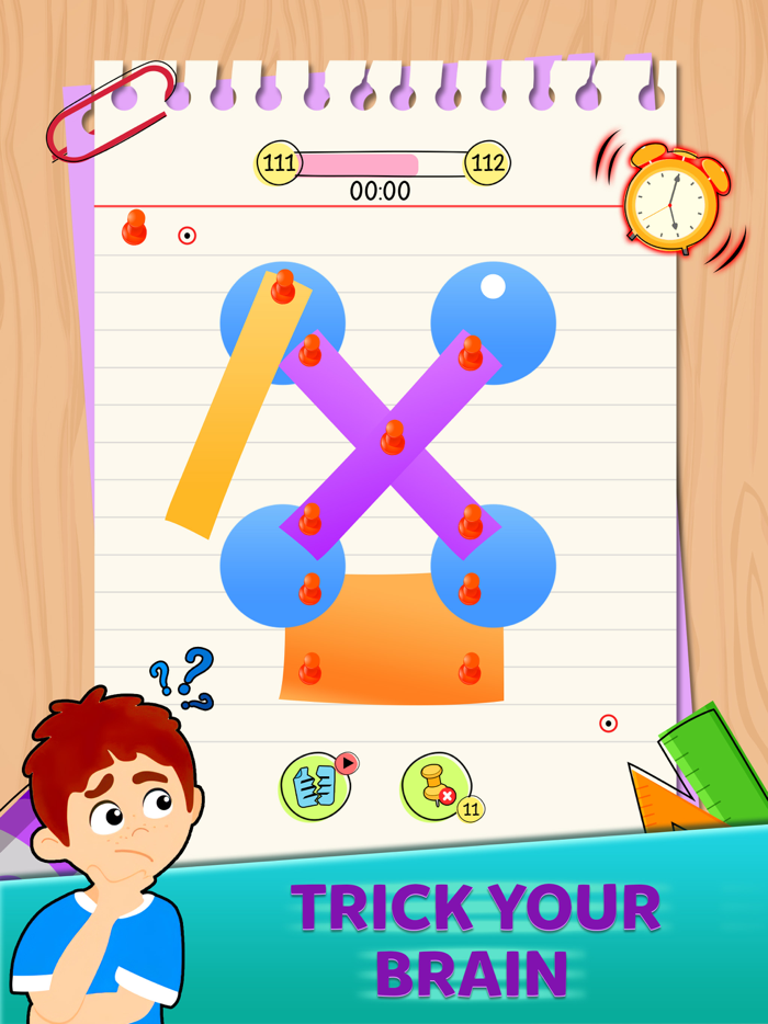 Pin and Paper Drop Puzzle