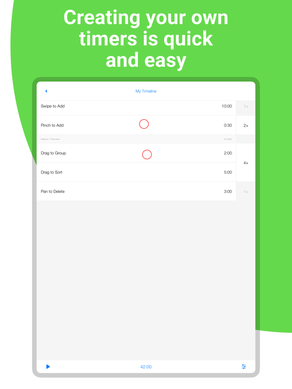 Screenshot #5 pour Timeline Pro - Interval Timer