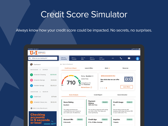 U of I Community Credit Union iPad screenshot 8 - Finance app