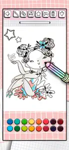 Ballerina Coloring Book Games screenshot #5 for iPhone