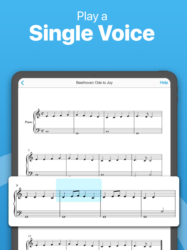 Skjermbilde av Sheet Music Scanner