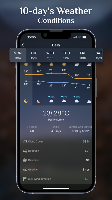 Weather App - Accurate Weatherのおすすめ画像5