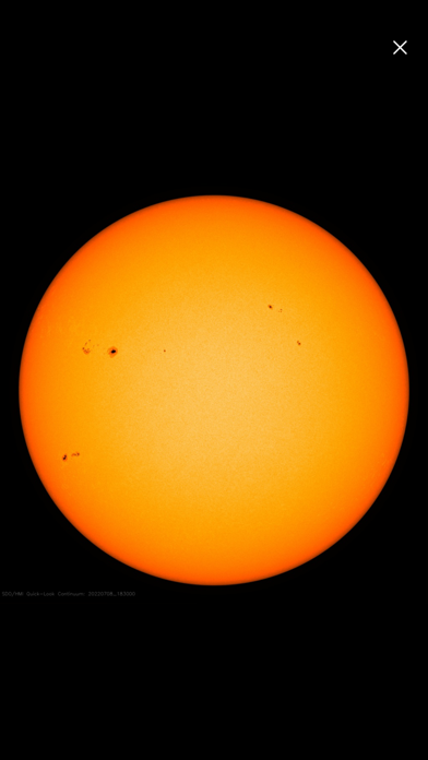 Solar Activity Screenshot